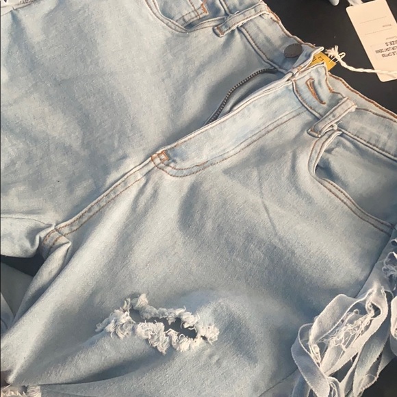 High waist distressed jeans - Picture 4 of 4